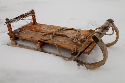 homemade sleds for transportation of goods