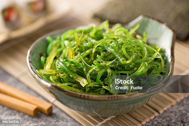 Seaweed Salad Stock Photo - Download Image Now - Seaweed, Algae, Food