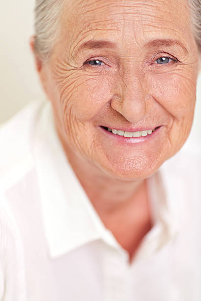 istock Smiling senior woman 465141131