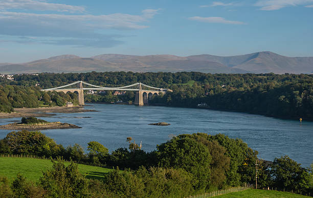 istock Menai Suspension Bridge, Anglesey, Wales 465142450