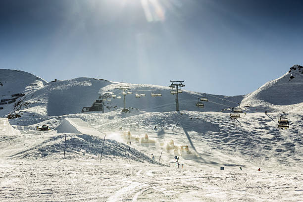 istock Beautiful snowy landscape 465142530
