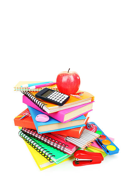 istock School supplies isolated on white 465142818