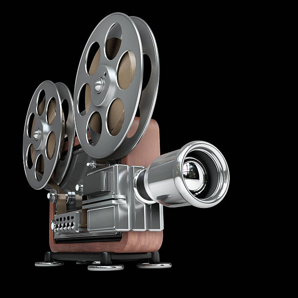 cinema projector old-fashioned. High resolution. 3D image cinema projector old-fashioned. High resolution. 3D image vintage movie projector stock pictures, royalty-free photos & images
