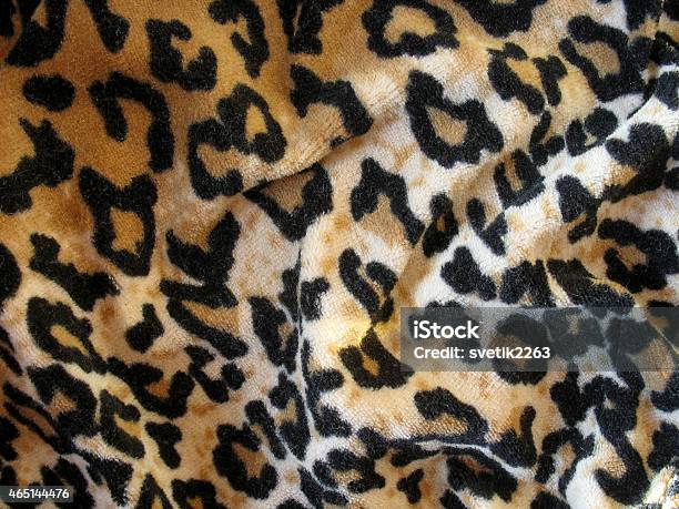 Fleecy Brown Leopard Skin Fabric Background Stock Photo - Download Image  Now - 2015, Animal Body Part, Animal Skin - iStock
