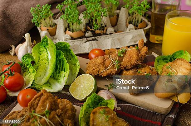 Mini Cutlets Schnitzels Stock Photo - Download Image Now - 2015, Backgrounds, Beef