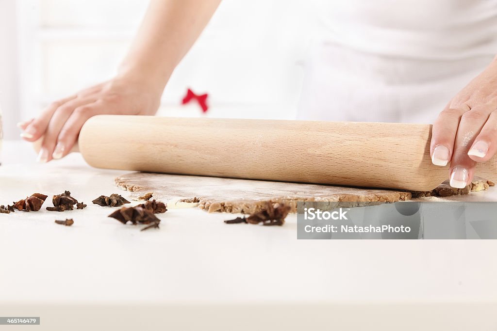 Rolling Pâte à pétrir - Photo de Aliment libre de droits