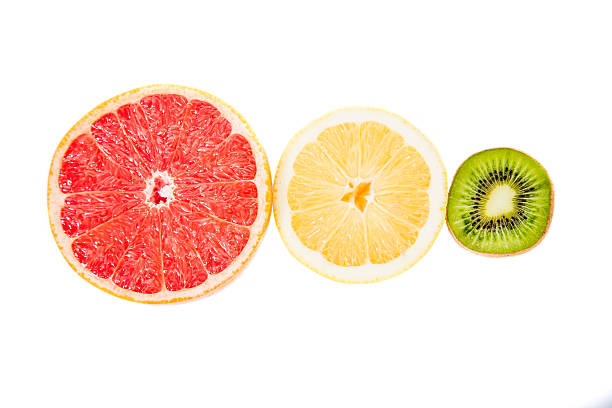 istock Pyramid charts of Fruto, top, traffic lights 465146782