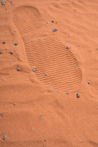 人にトレースマーズ - martian landing site ストックフォトと画像