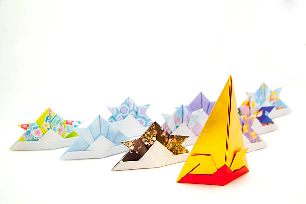 Origami paper Samurai Helmets Japan