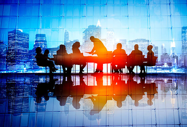 istock Business People Talking in a Board Room 465149448
