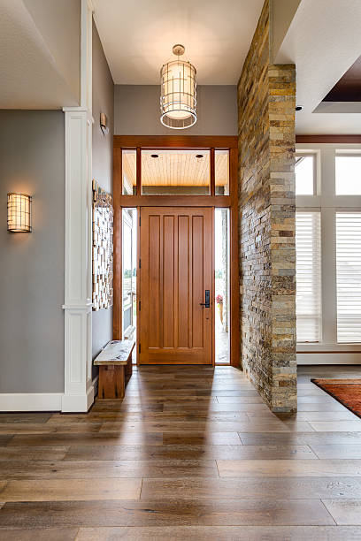 istock Front Door and Entryway in Luxury Home 465150664