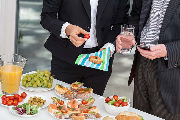 istock Managers at business lunch 465151097