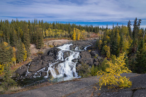 Cameron Falls, Northwest Territories stock photo