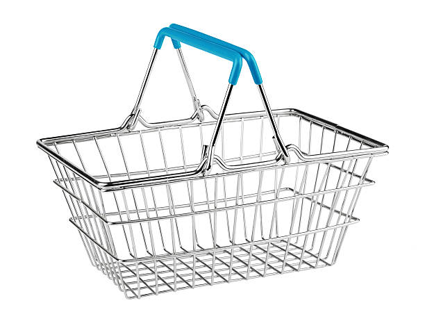 istock A metal handheld shopping basket 465151476