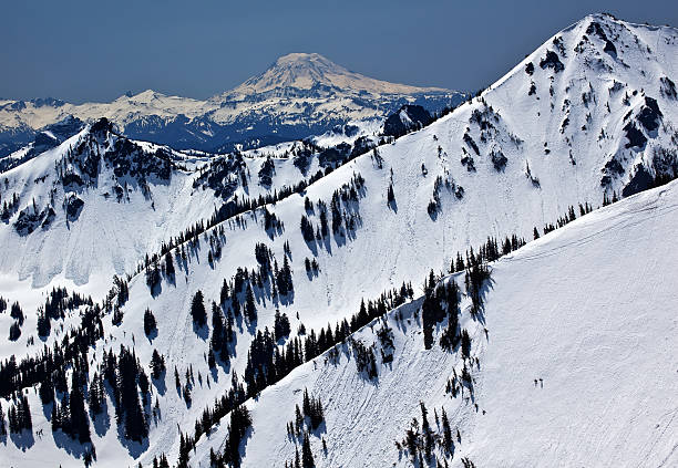 istock Snowy Mount Saint Adams and Ridge Lines  Washington State 465152900