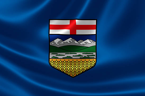 Alberta Provincial Flag of Canada