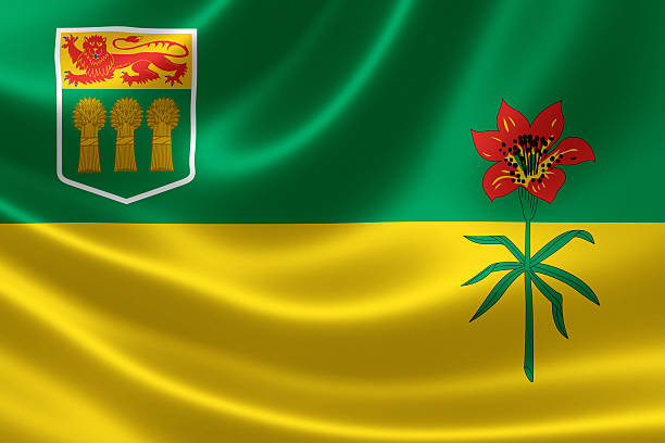 Saskatchewan Provincial Flag of Canada