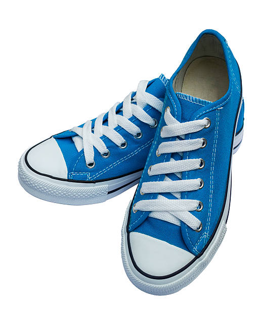 istock Fashion blue shoes 465154623