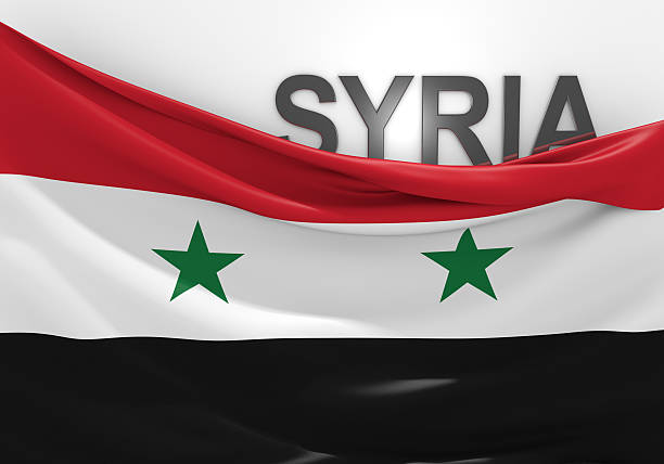 istock Syria flag and country name 465155258