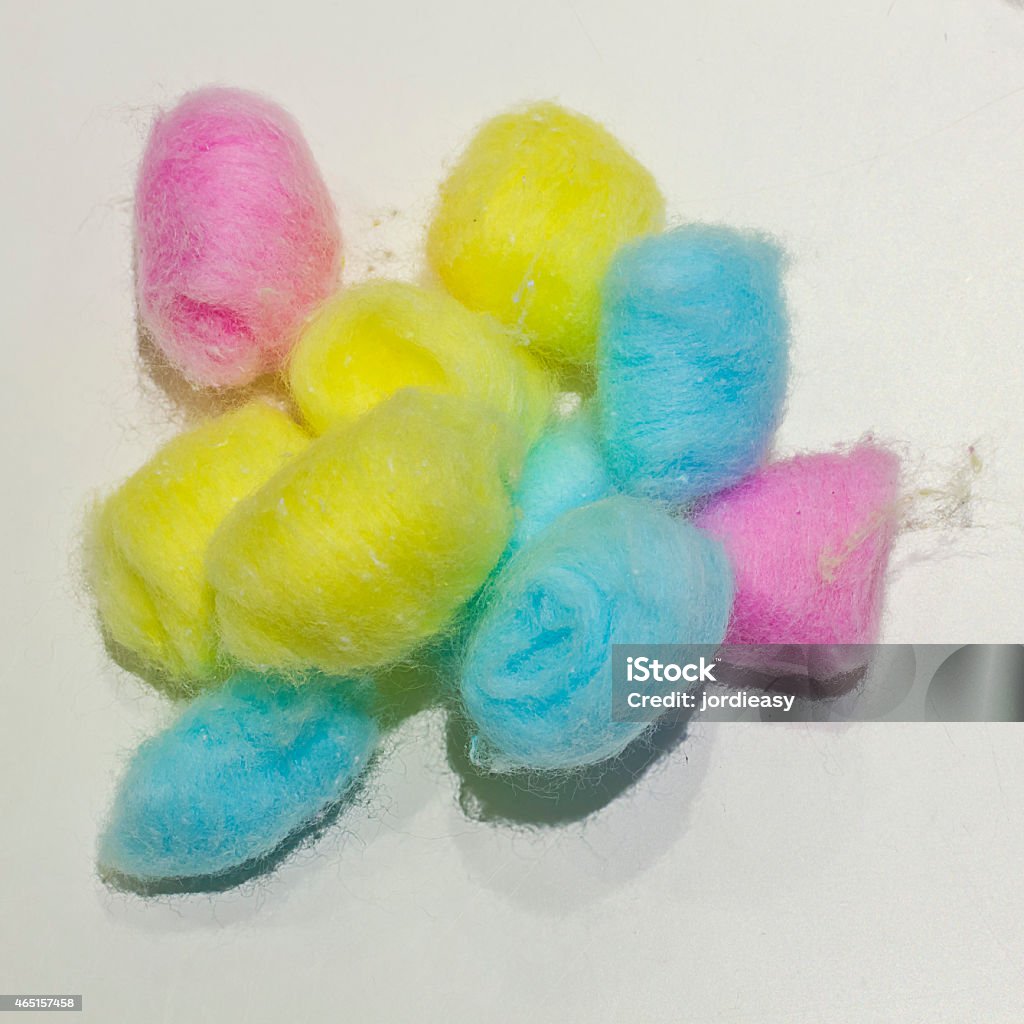 Some Smooth Cotton Balls Stock Photo - Download Image Now - 2015