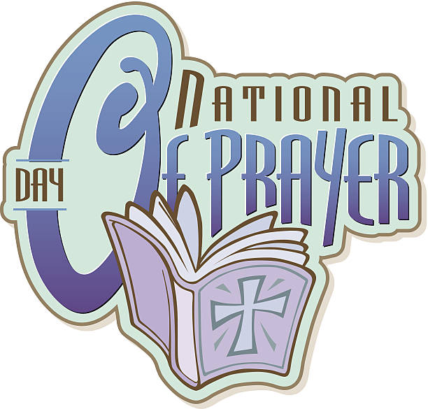 Day Of Prayer Heading C Day Of Prayer Heading C national day of prayer stock illustrations