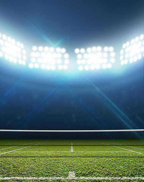 istock Stadium And Tennis Court 465158604