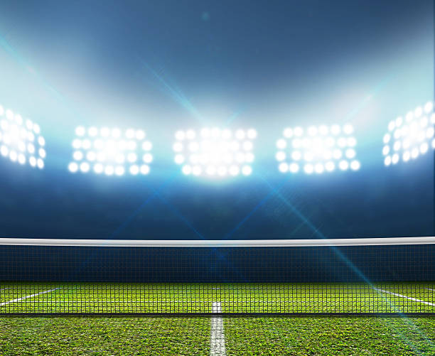 istock Stadium And Tennis Court 465158622