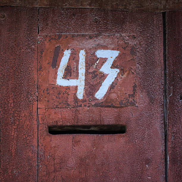istock wood door sign 465159465