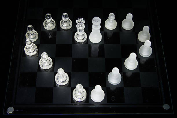 istock Glass Chess Pieces Arranged as a Heart 465159537