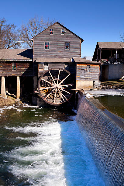 istock Water Mill in Pigeon Forge, Tennessee 465159555