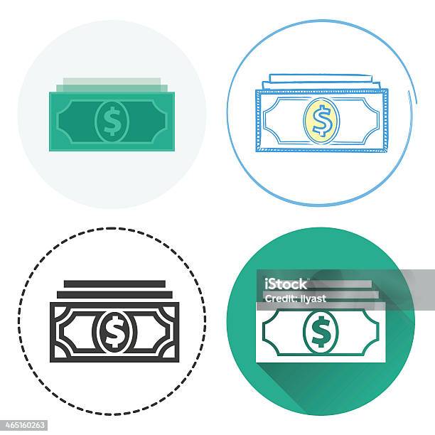 Dólar Contas - Arte vetorial de stock e mais imagens de Conjunto de ícones - Conjunto de ícones, Conta - Acessório Financeiro, Design