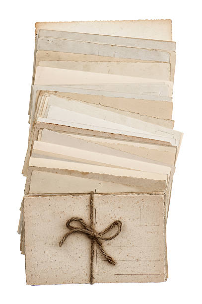istock pile of old blank paper postcards 465161807
