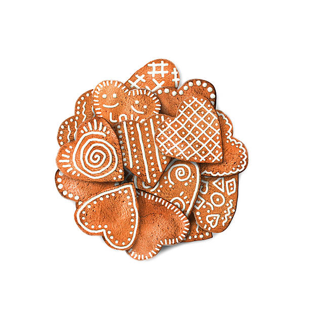 istock Homemade biscuits in the form of hearts 465162139