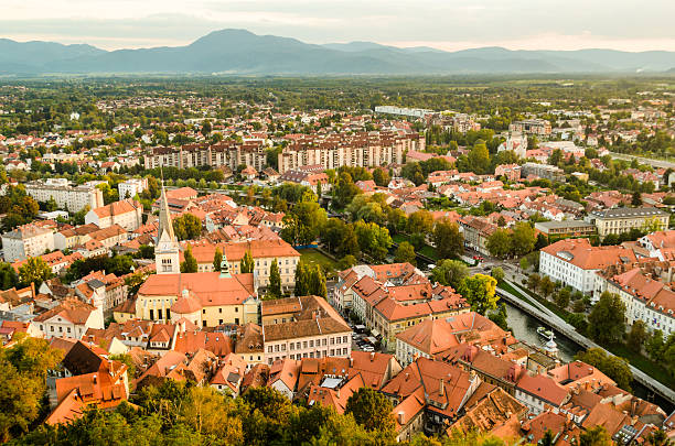 istock Ljubljana at sunset, Slovenia 465162623