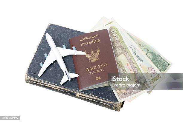 Cambodian Banknotes And Thailand Passport Stock Photo - Download Image Now - Airport, Asia, Backgrounds