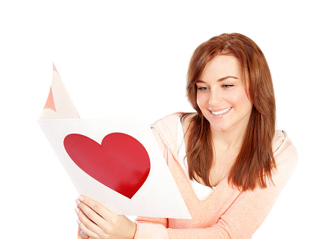 istock Woman reading love letter 465164345