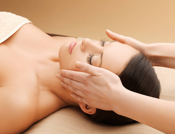 istock beautiful woman in massage salon 465167785
