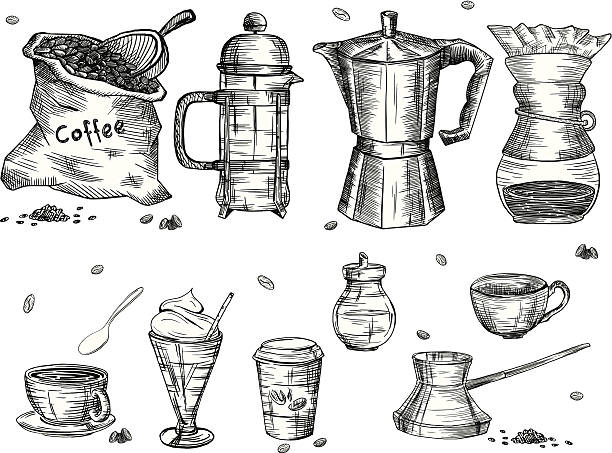 Café ware - ilustração de arte em vetor