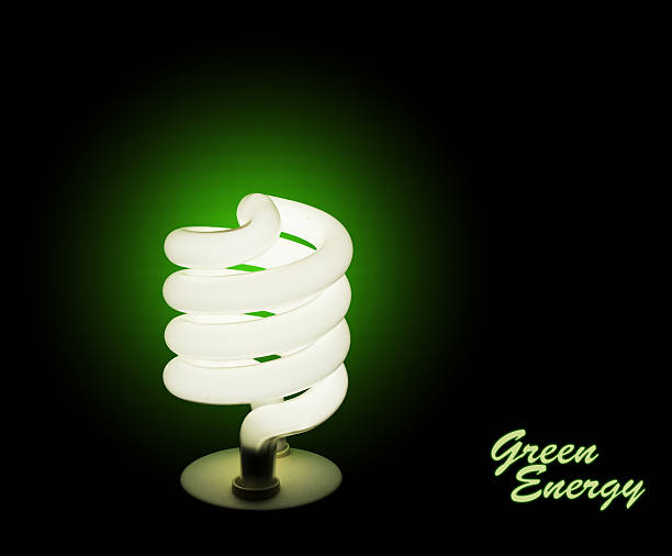 istock Green energy - light bulb, lamp 465175547