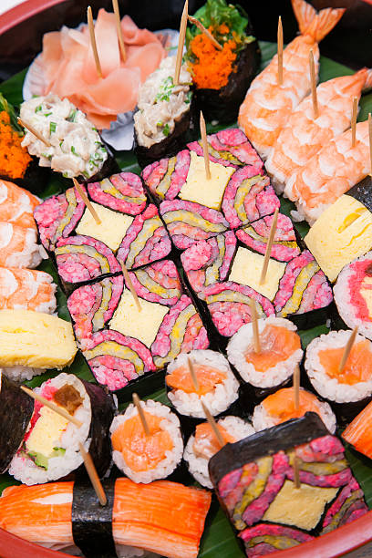 Colorful of Sushi bento