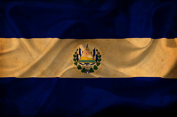 istock El Salvador waving flag 465189005