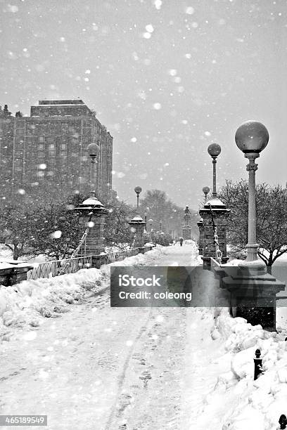 Boston Inverno - Fotografie stock e altre immagini di Boston - Massachusetts - Boston - Massachusetts, Inverno, Stile vittoriano