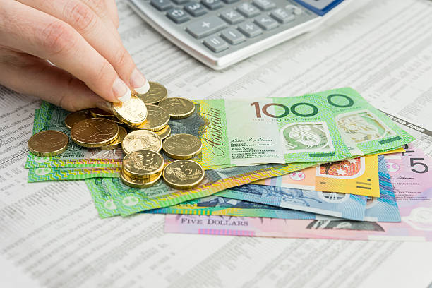 Australian Currency stock photo