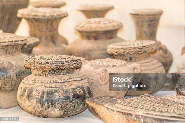 Ancient Clay Pottery Stock Photo - Download Image Now - Ancient, Antique, Art