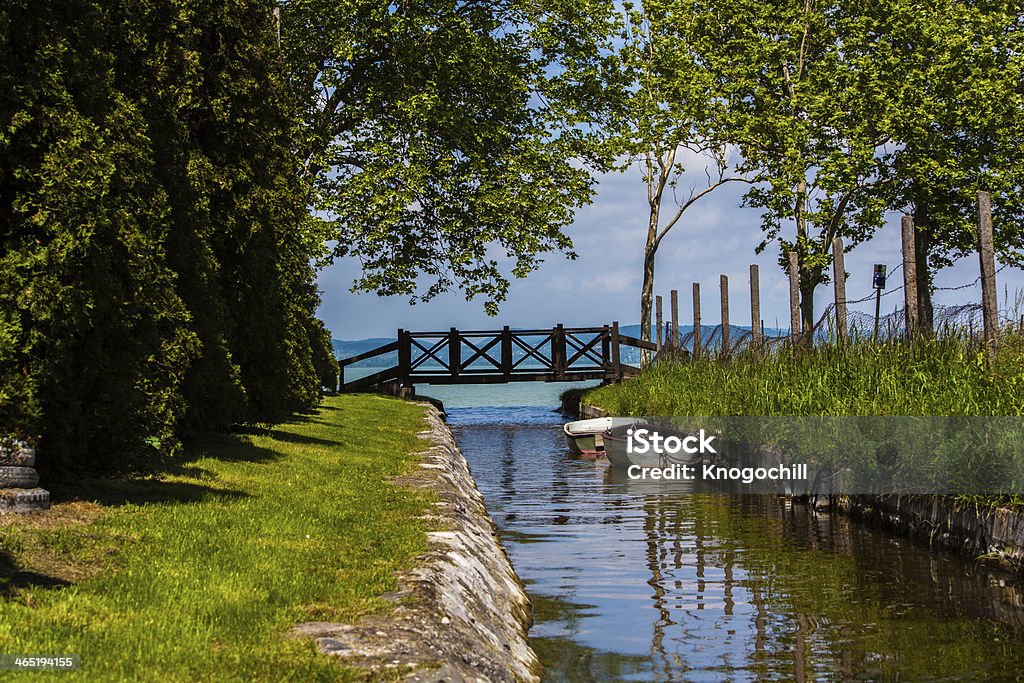 coast in Balatonlelle, Somogy County, Hungary Backgrounds Stock Photo