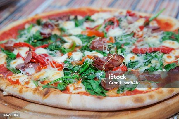 Pizza Stock Photo - Download Image Now - Cheese, Chopped Food, Chopping Food
