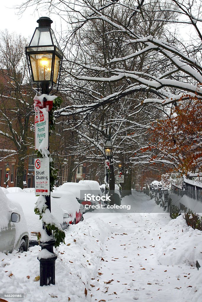 Boston en hiver - Photo de Architecture libre de droits