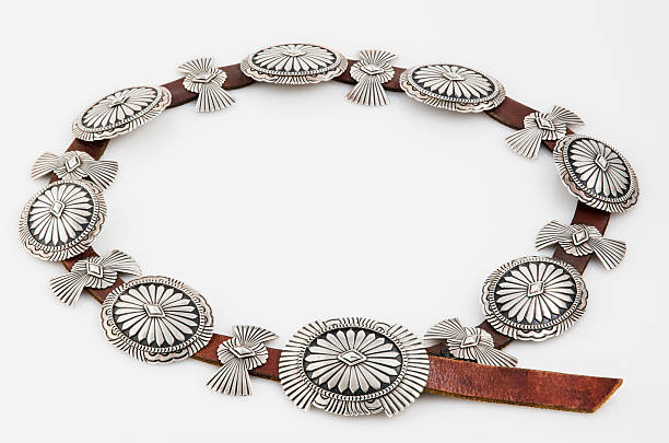 sterling silver, native american concho pasa. - concho zdjęcia i obrazy z banku zdjęć