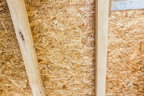 dach-isolierung - home addition attic timber roof beam stock-fotos und bilder