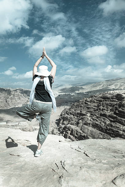 istock Yoga in the desert 465210573